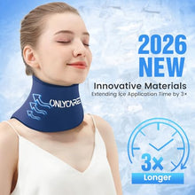 Load image into Gallery viewer, ONLYCARE Neck Ice Pack Wrap Gel - Upgraded Shoulder Ice Packs for Injuries Reusable, Hot and Cold Compress Ice Packs for Neck, Relief of Pain, Office Pressure, Swelling, Sprains
