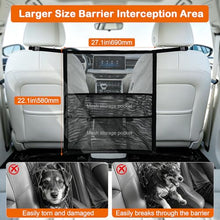 Load image into Gallery viewer, Dog Car Barrier Net Divider with 2 Large Storage Pockets
