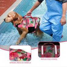 Load image into Gallery viewer, Doglay Dog Life Jacket, Dog Life Vest for Swimming Boating, Adjustable Puppy Life Jacket with Reflective Stripes, Superior Buoyancy Pet Swimming Vest for Small Medium and Large Dogs
