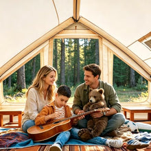 Load image into Gallery viewer, Inflatable Tents with Canopy, Blow Up Tent for Camping 2-4 People
