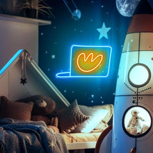Load image into Gallery viewer, Officially Licensed Dog Man Cap LED Neon Sign – Vibrant Kids’ Bedroom &amp; Game Room Wall Decor, Safe Movie-Themed Gift for Fans Christmas/Birthday (14x8.4 Inches)
