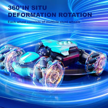 Load image into Gallery viewer, Gesture Sensing Rc Stunt Car,Remote Control Transform Car 2.4ghz 4WD
