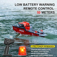 Load image into Gallery viewer, Ssccgym RC Jet Boat Remote Control Boat Port Tugboat Watercraft 8km/h 1/12 Scale -Black
