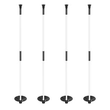 Load image into Gallery viewer, KINGTOP 3 ft White Fiberglass Golf Flagsticks, 4 Pack
