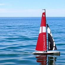 Load image into Gallery viewer, Ssccgym 53" Remote Control Boat Wind Power 2.4G Unpowered Assembled Electric RC Sailing Boat for Hobby Adults (S)
