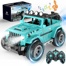 Load image into Gallery viewer, DEERC Remote Control Car with Fog Mist &amp; Music, 1:16 Remote Control Truck for Boys
