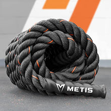 Load image into Gallery viewer, FORZA 30ft, 40ft and 50ft Battle Rope – 1.5ft &amp; 2-inch-Thick, Premium Quality Weighted Gym Rope for Fitness, Strength Training, Crossfit and More (50ft, 2 inch)

