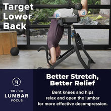 Load image into Gallery viewer, Teeter DEX Inversion &amp; Core Training System-Multi-Functional Decompression Roman Chair Hyperextension for Ab, Back, &amp; Core Strength; Commercial-Grade 350lb Rated Home Exercise (DEX II Commercial)
