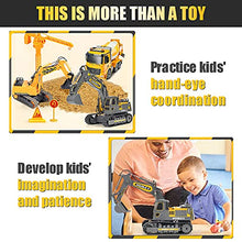 Load image into Gallery viewer, DOUBLE E Remote Control Excavator Toy Construction Toys Tractor Rechargeable Battery
