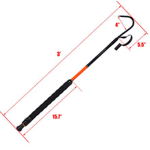 Load image into Gallery viewer, Fiblink Fishing Gaff Fiberglass Handle Stainless Steel Hooked Gaff (3’&amp; 5’&amp; 6’&amp; 7', 66 lb Test) (Lenght: 3')
