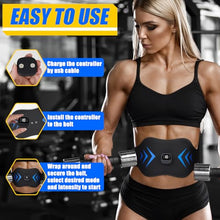 Load image into Gallery viewer, WZREZ FDA Cleared ABS Stimulator Muscle Toner, Ab Machine, Fitness Workout Equipment for Women and Men (Black Blue)
