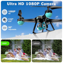 Load image into Gallery viewer, Drone with 1080P Camera for Beginners, Remote Control Quadcopter with Gestures Selfie
