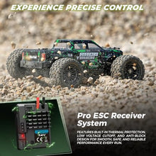 Load image into Gallery viewer, HAIBOXING 1:18 Scale RC Truck 18859E, 4X4 Off-Road Vehicle with Speeds up to 36km/h, Hobby Grade 2.4GHz Remote Control, Water-Resistant Electronics, Two 7.4V Li-Po Batteries for Extended Playtime
