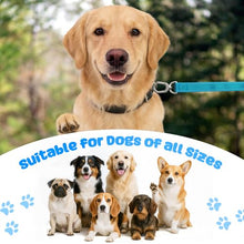 Load image into Gallery viewer, Heavy Duty Dog Leash with Easy Lock Metal Clip, Reflective, Padded Handle - Durable 4ft 8ft Walking Training Leash for Large, Medium, Small Dogs, Jogging, Hiking, and Outdoor Use (Blue, 4 FT)
