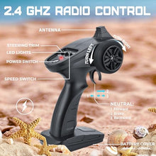 Load image into Gallery viewer, BEZGAR RC Boat, 2 Packs 12 inch Fast Speed RC Boat 30 KPH with A Portable Suitcase for Lakes &amp; Pools &amp; Salt Water

