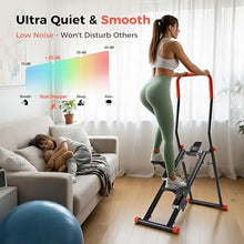 Load image into Gallery viewer, Stair Stepper for Home Gym, Foldable Vertical Climber Workout Machine,- (BLACK)

