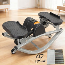 Load image into Gallery viewer, WIKONALK Portable Rock Stepper Side to Side,Low Impact Rocking Steppers for Exercise at Home with Resistance Bands and Non-Slip Mat,Rock Stepper Exercise Equipment for Apartment,Living Room
