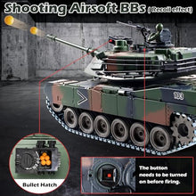 Load image into Gallery viewer, Supdex 1:18 RC Tank, 2.4G US M1A2 Metal Alloy Metal US M26 Remote Control Tank That Shoot BBS Model Toys
