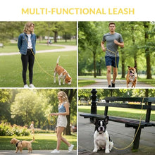 Load image into Gallery viewer, Léwind 8.2ft Hands Free Dog Leash,Versatile Waist &amp; Crossbody Lead for Medium Dogs,Waterproof &amp; Adjustable for Running Jogging Walking, 360° Swivel Metal Buckle (Yellow)
