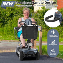 Load image into Gallery viewer, 35 Miles 4 Wheels Mobility Scooter for Seniors/Adults Up to 300LBS,350W Electric Wheelchair Detachable Lithium Battery,Dual Baskets,Rotating Seat,with Taillight, USB Charging, Gray
