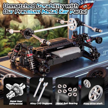 Load image into Gallery viewer, RC Monster Truck 40 KPH,All Terrain 4WD High Speed Dinosaur Truck
