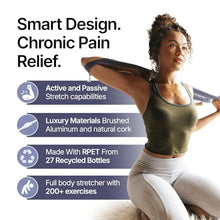Load image into Gallery viewer, CastleFlexx Mobility and Full Body Strengthening Device | Non-Elastic Stretch Strap with Natural Premium Cork Handles for Stretching, Exercise, Physical Therapy, and Yoga
