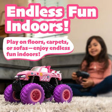 Load image into Gallery viewer, Threeking 1:16 Waterproof Pink RC Monster Truck Toys Amphibious Remote Control Car Pickup
