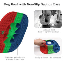 Load image into Gallery viewer, JOJDZD Dog Lick Bowl with Interactive Rolling Ball &amp; Slow Feeder, Colorful
