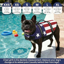 Load image into Gallery viewer, Doglay Dog Life Jacket, Dog Life Vest for Swimming Boating, Adjustable Puppy Life Jacket with Reflective Stripes, Superior Buoyancy Pet Swimming Vest for Small Medium and Large Dogs
