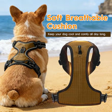 Load image into Gallery viewer, No Pull Dog Harness, No-Choke Soft Padded Reflective Dog Vest Harness with Front Clip &amp; Top Handle, 2 Quick-Release Buckles, Adjustable for Small Medium Large Dogs

