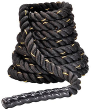 Load image into Gallery viewer, Fitvids Battle Rope 1.5Inch 2 Inch Diameter Poly Dacron 30 FT – 40 FT – 1.5-Inch, 30FT – Black
