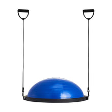 Load image into Gallery viewer, VEVOR 26-inch Half Exercise Ball Trainer, 1500 lbs Capacity Balance Ball, Includes Resistance Bands -Blue
