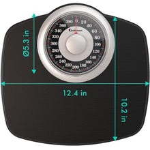 Load image into Gallery viewer, Adamson A25 Scales for Body Weight - Up to 400 LB - New Version - 5.3" Dial on 12.4" x 10.2" Platform
