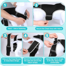 Load image into Gallery viewer, WZXOZYNG Dog Leg Braces for Torn ACL Hind Leg, Adjustable Dog Knee Brace with 4 Stabilizers, for Dogs with Torn ACL/CCL, Luxating Patella, Ligament Issues &amp; Hip Dysplasia, Small to Large Dogs (L)
