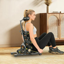 Load image into Gallery viewer, Florchest Adjustable Inversion Table with Stable Foot Pads,330 lbs Weight Capacity Compact Foldable Back Stretcher with Spine Decompression,Full Back &amp; Neck Stretch for Homes Gyms Yoga Studios
