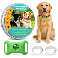 Load image into Gallery viewer, Dog Collar Pendant with 3 Refills - Adjustable Water-Resistant Pet Collar Accessory for Small Medium Large Dogs, Lightweight Outdoor Pendant with Botanical Essential Oil Blend
