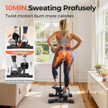 Load image into Gallery viewer, SPORTSROYALS Twist Stepper/Mini Stepper for Exercise at Home
