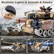 Load image into Gallery viewer, Supdex RC Tank, 1:18 Alloy Metal US M60 Remote Control Army Model Toys That Shoots
