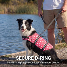 Load image into Gallery viewer, Doglay Dog Life Jacket with Rescue Handle, Dog Life Vest for Swimming Boating, Adjustable Reflective Puppy Swim Vest with Superior Buoyancy for Small Medium Large Dogs
