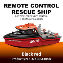 Load image into Gallery viewer, Ssccgym RC Jet Boat Remote Control Boat Port Tugboat Watercraft 8km/h 1/12 Scale -Black
