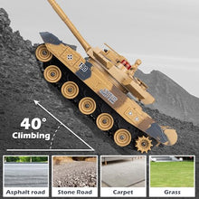 Load image into Gallery viewer, Supdex 1/24 RC Battle Tank Set, Remote Control Russian T90 and German Leopard II Tank Model That Shoots
