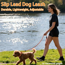 Load image into Gallery viewer, FOVRLZSE 3-Pack Adjustable Dog Slip Leads (Light Pink/Light Blue/Orange)

