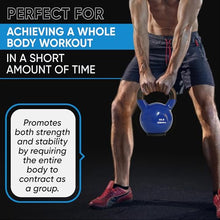 Load image into Gallery viewer, Kettlebell Sets Professional Grade - Strength Training Kettlebells for Home Workout - Cast Iron
