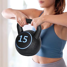 Load image into Gallery viewer, F2C Kettlebell Sets 4 Piece Strength Training KettleBells Weight Set 5lb, 10lb, 15lb, 20lb HDPE Coated Concrete Kettle bell Core Training
