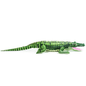 Alligator Plush, Realistic Large Crocodile Stuffed Animal Toys,39.3 inches,Green