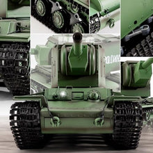 Load image into Gallery viewer, BESTYMXY RC Tanks Heng Long Russia KV-2 Heavy Tank, 1/16 2.4ghz Russian Tank Model
