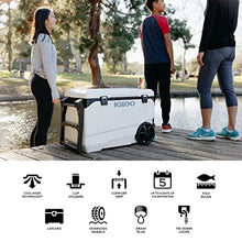 Load image into Gallery viewer, Igloo Marine Ultra 90 QT Cooler, Insulated Cooler Chest with Soft Ride Wheels, Leak-Proof Outdoor Hard Cooler, 5-Day Ice Retention, 137 Can Capacity
