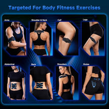 Load image into Gallery viewer, Tactical x abs Stimulator Abdominal for Arms, Abdomen, Thighs and Buttocks Toner,TENS Unit Electronic Muscle Stimulator for Muscle Growth, Vital Flex Core Ab Stimulator Military Grade,
