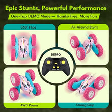 Load image into Gallery viewer, Threeking New Remote Control Car RC Flip Stunt Double Sided Driving Cars Toys
