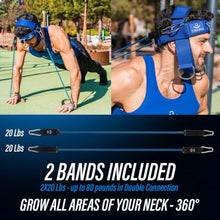 Load image into Gallery viewer, G Gabantt- Neck Exerciser and Neck Trainer. Adjustable Neck Harness Weight Lifting, 4 Way Neck Training - Head Harness for Neck Exercises and Neck Muscle Builder. Neck Strengthener Workout Equipment
